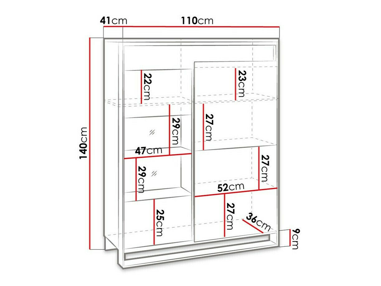 Boekenkast Luliru 125