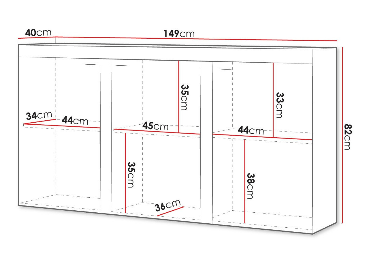 Dressoir Tucson 121 (Lefkas eik)