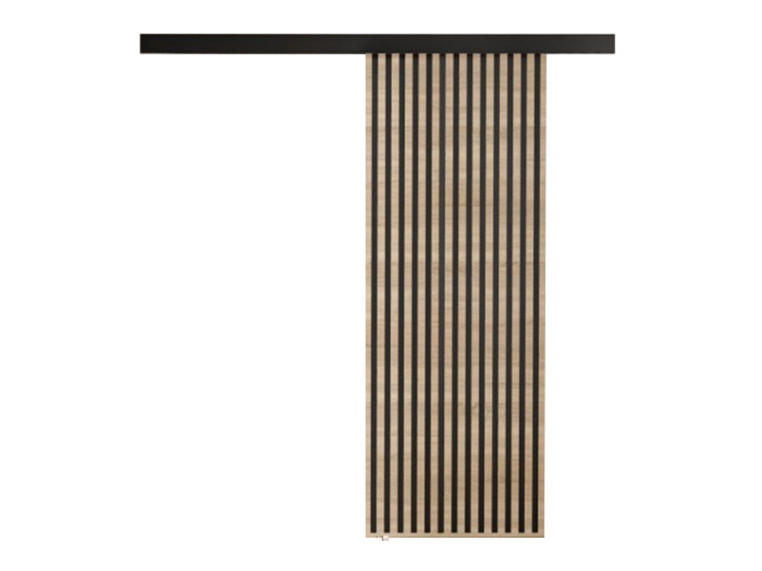 Schuifdeuren Dover 201 (Sonoma eik + Zwart)