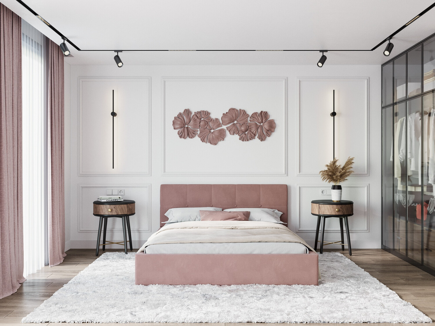 Bed Fairfield 107 (Roze)