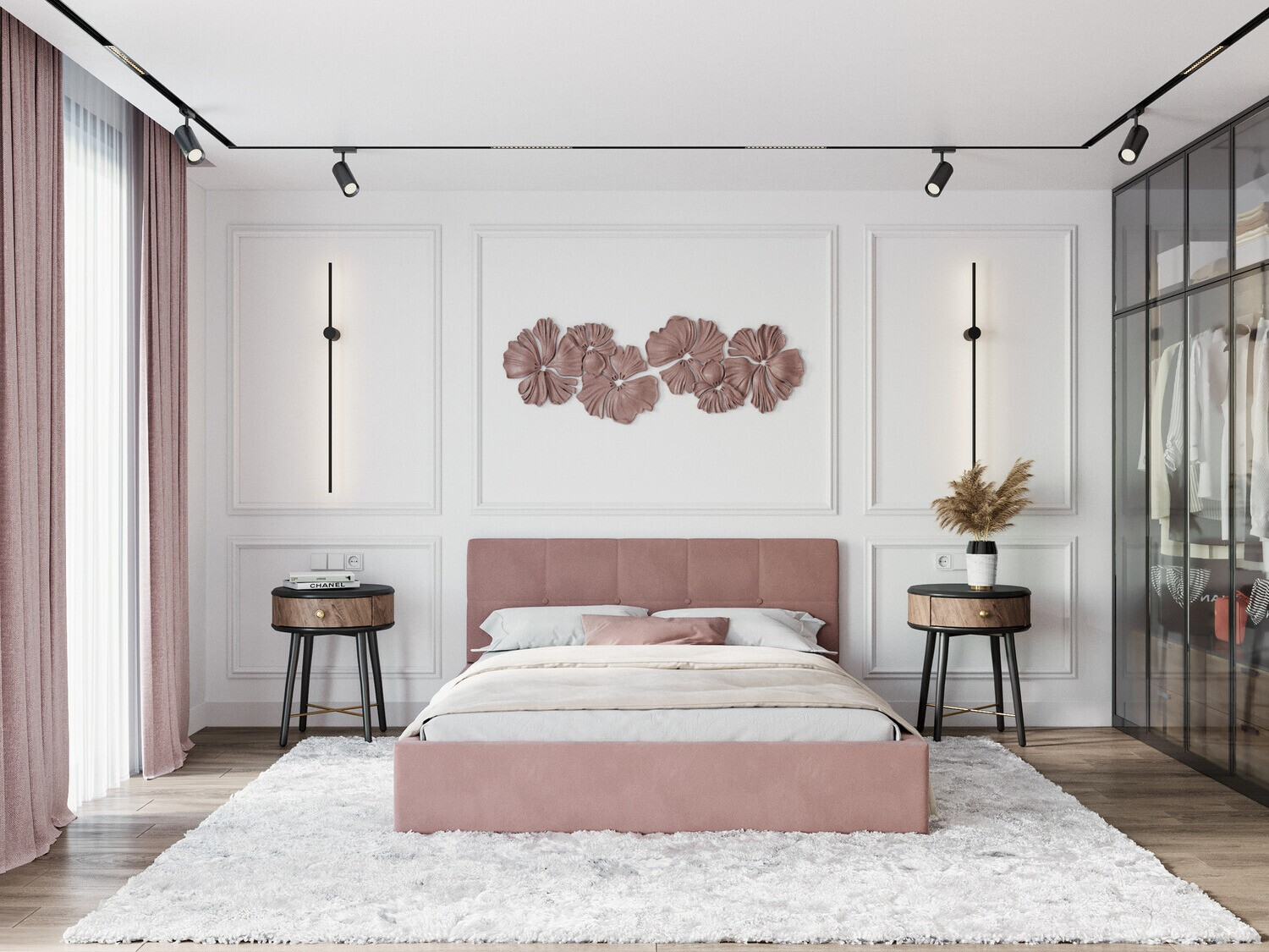 Bed Fairfield 107 (Roze)