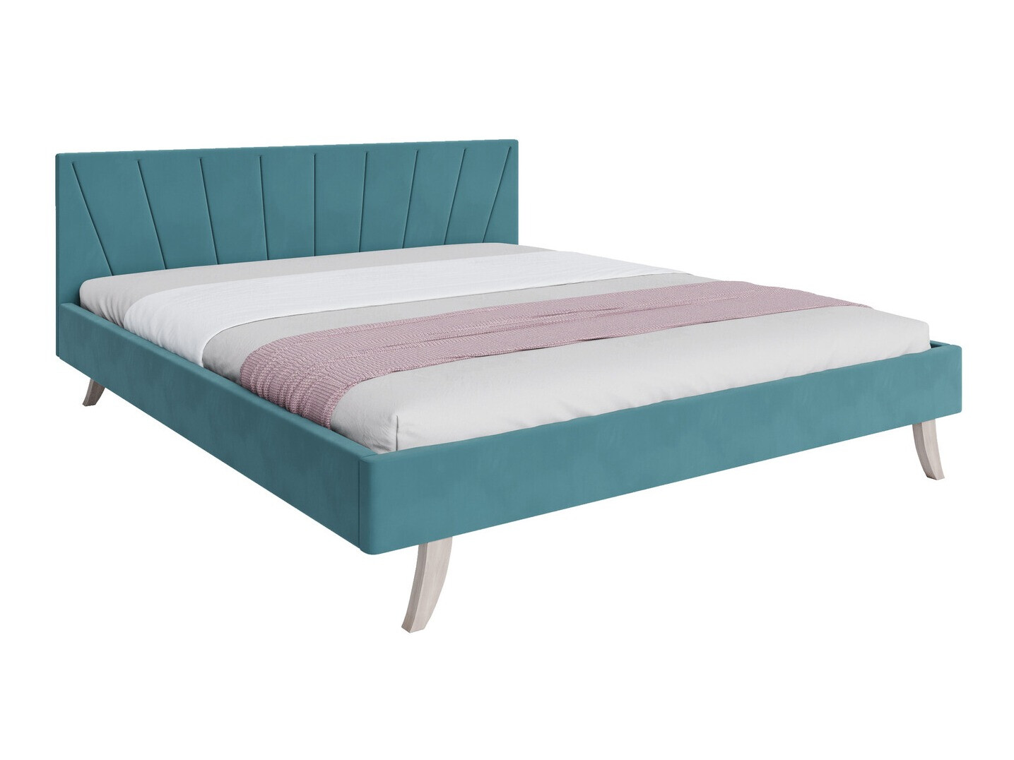 Bed Fairfield 108 (Donker turkoois)