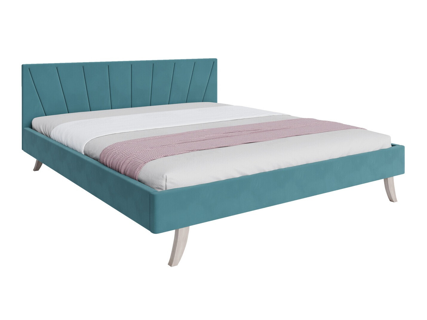 Bed Fairfield 108 (Donker turkoois)