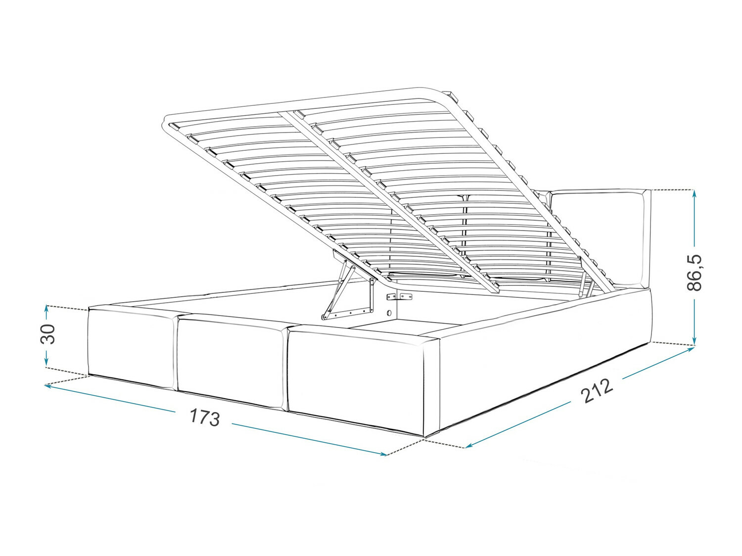Bed Fairfield 109 (Bruin)