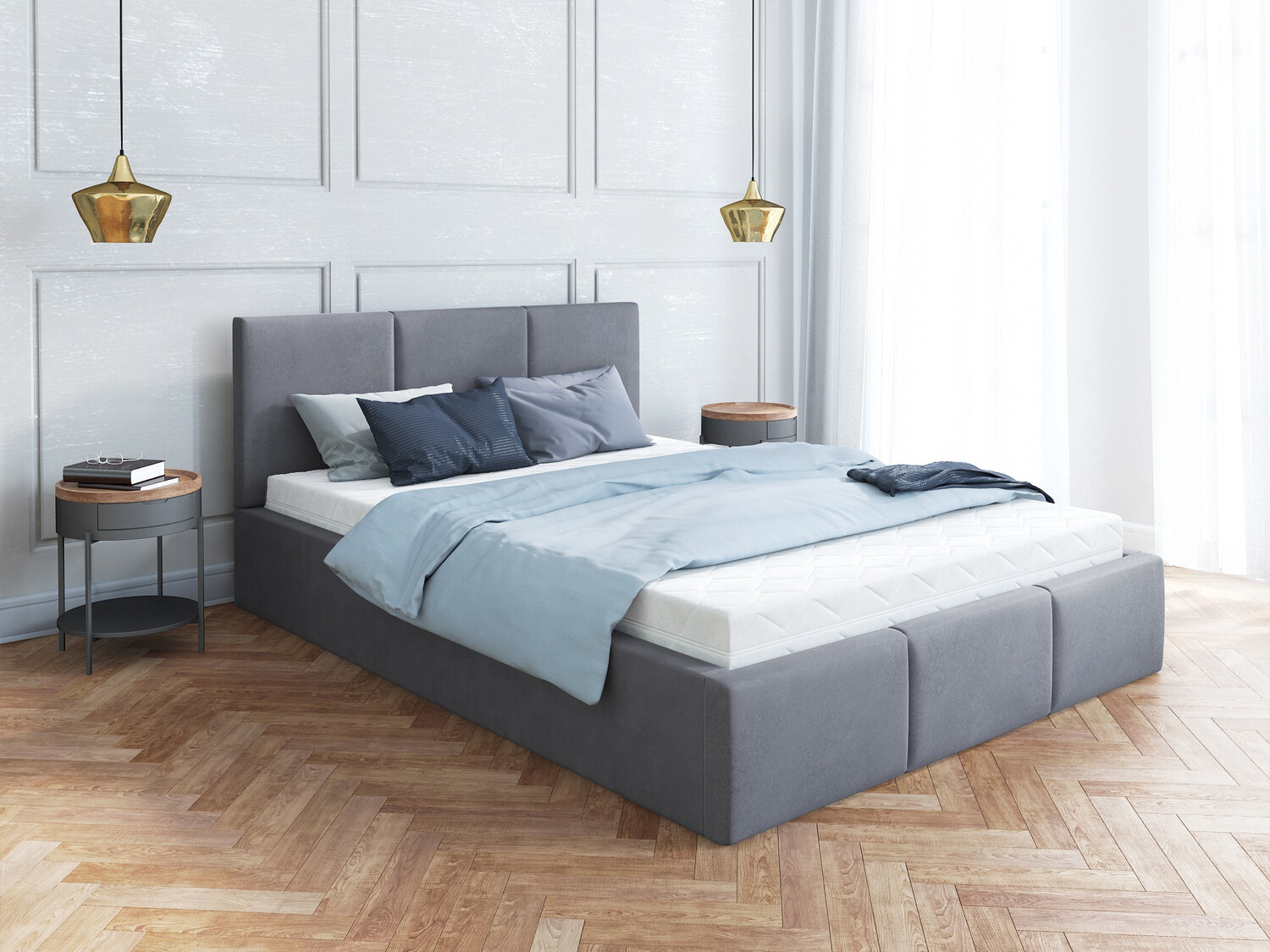Bed Fairfield 109 (Grafiet)