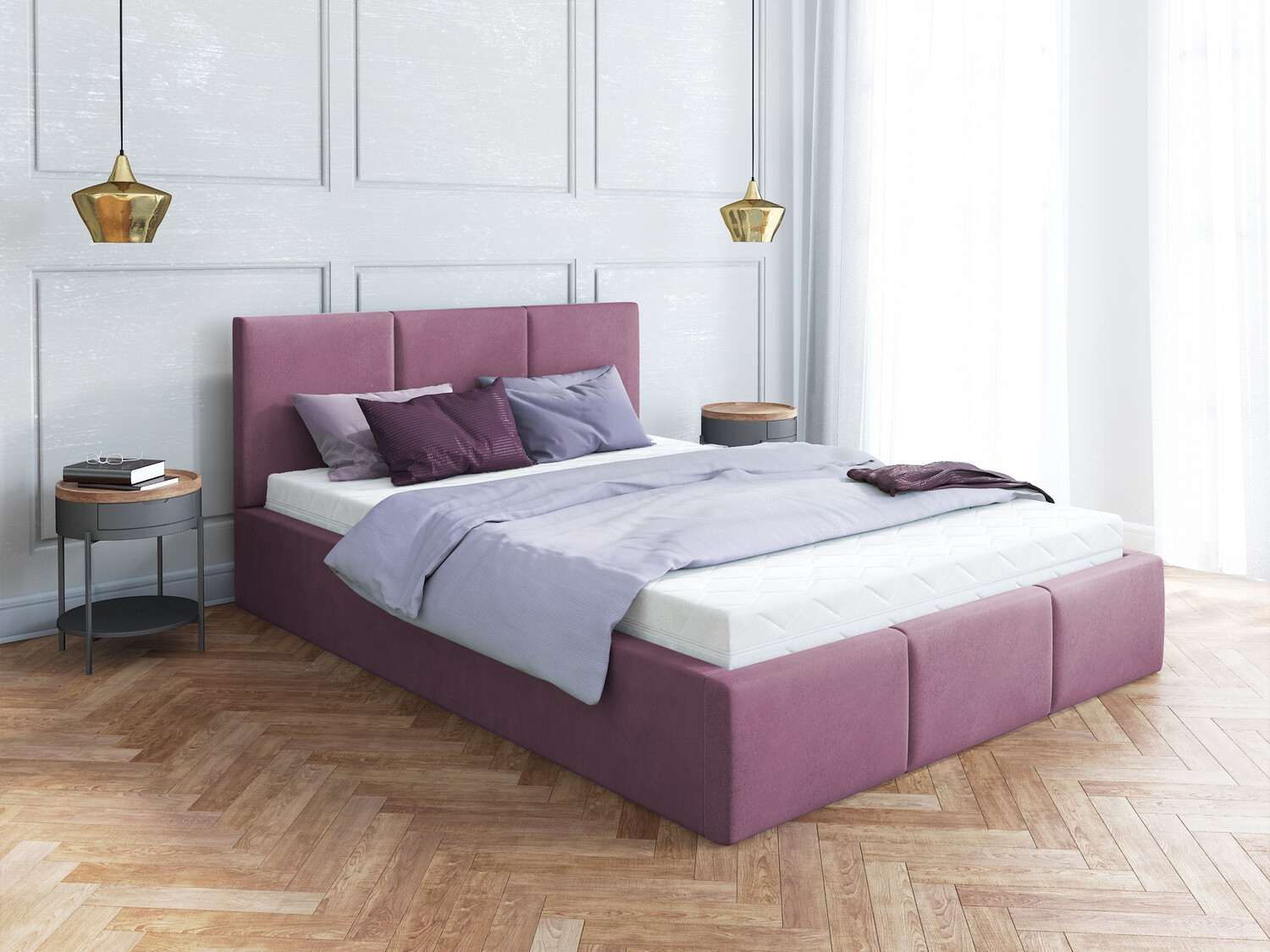 Bed Fairfield 109 (Paars)