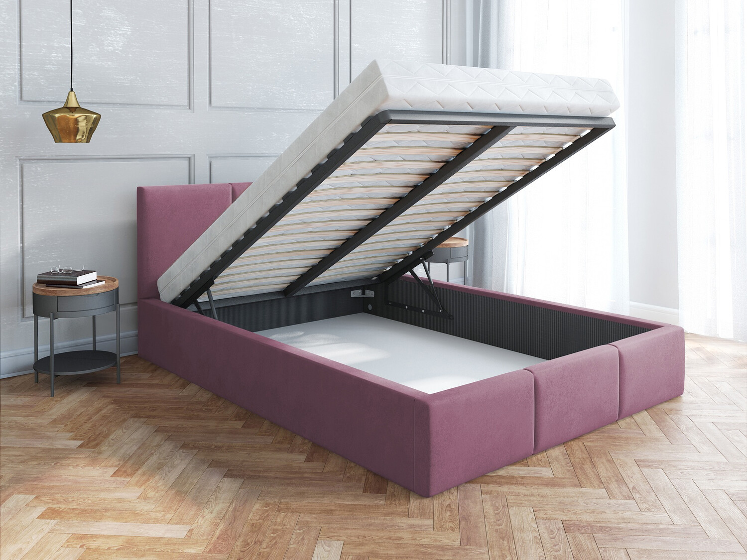 Bed Fairfield 109 (Paars)