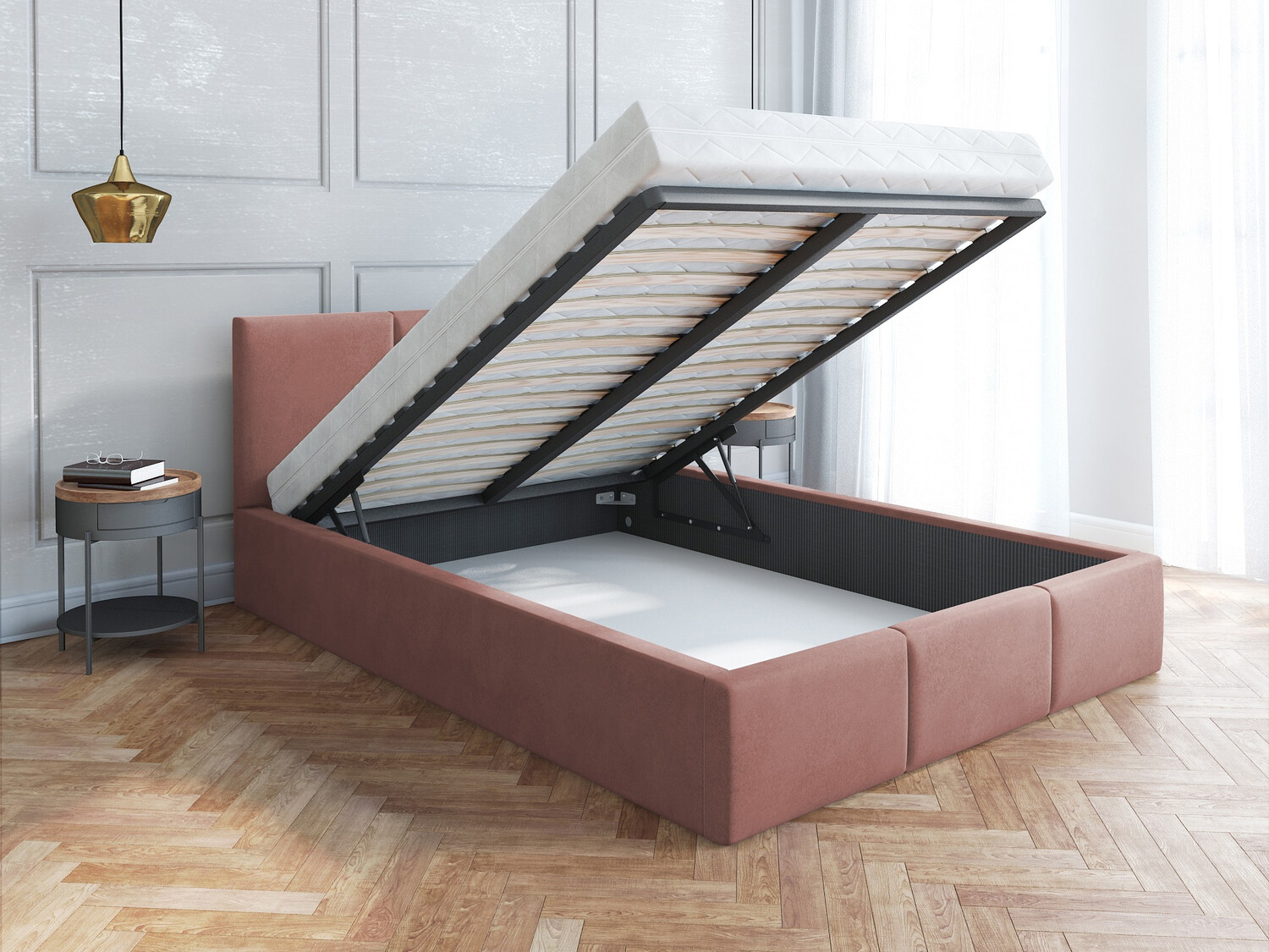 Bed Fairfield 109 (Roze)