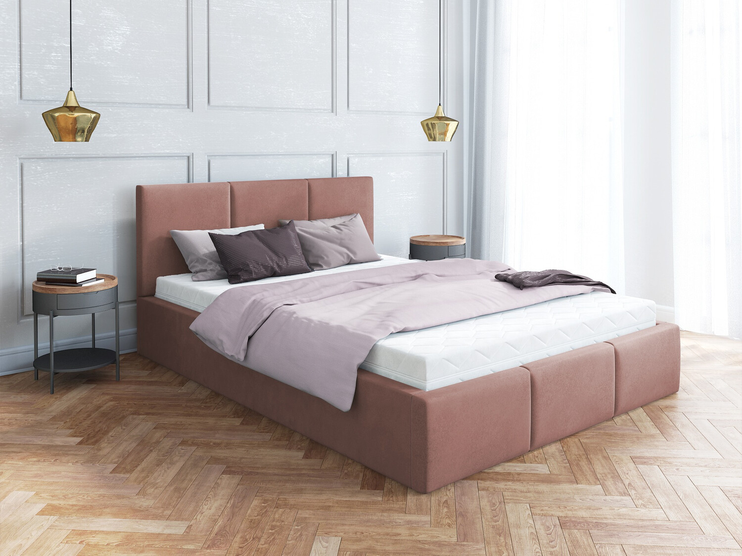 Bed Fairfield 109 (Roze)
