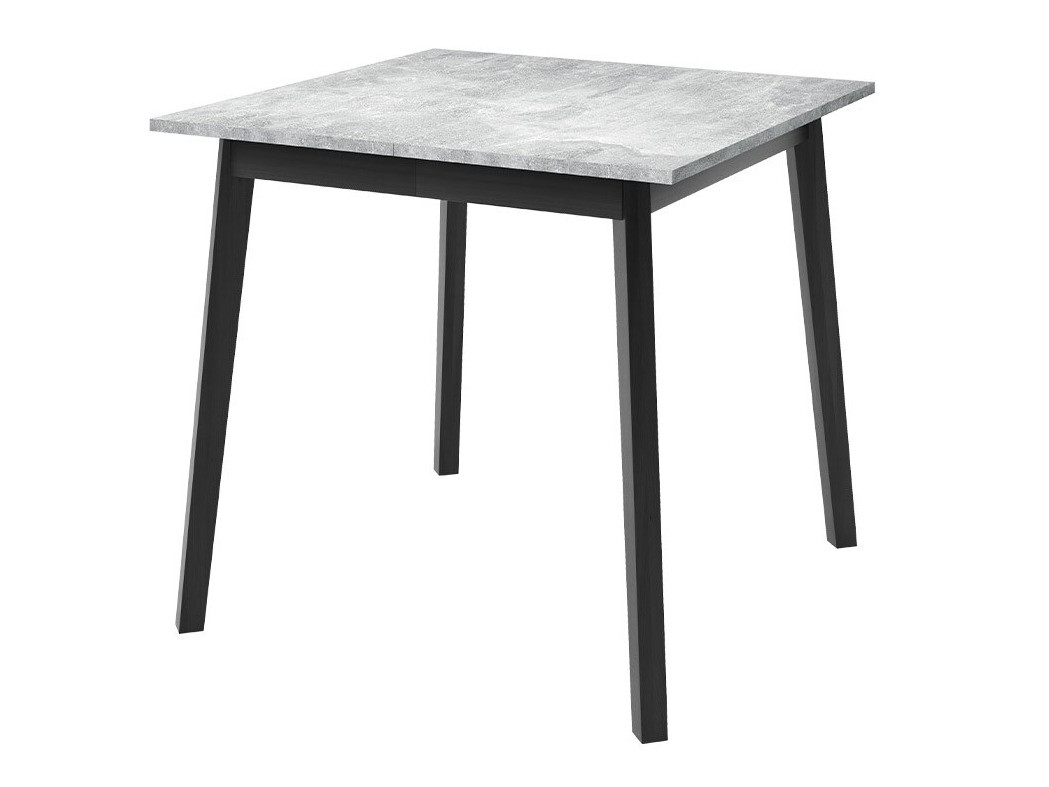 Tafel Edmond 109 (Grijs marmer + Zwart)