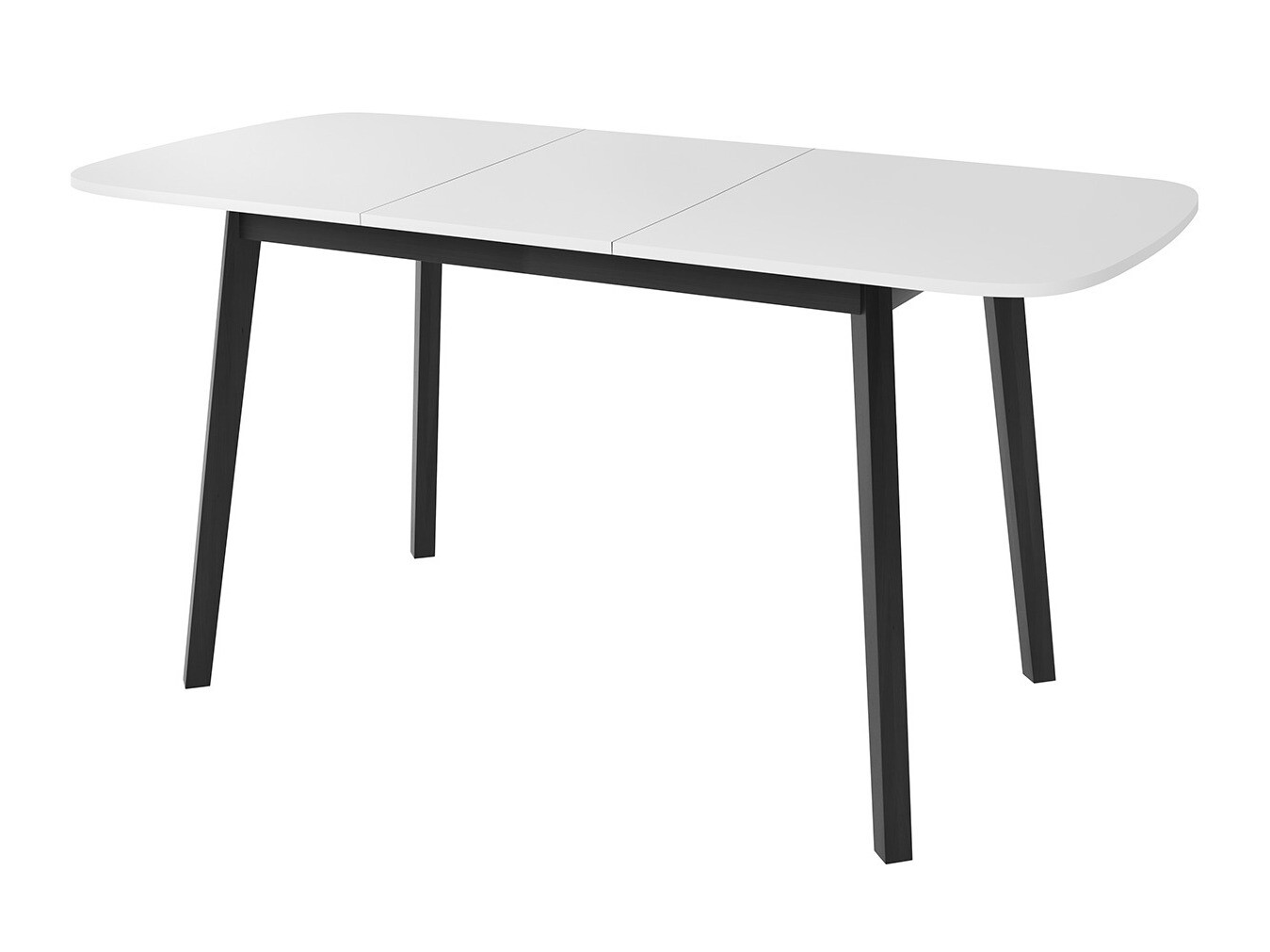 Tafel Edmond 110 (Grijs marmer + Zwart)