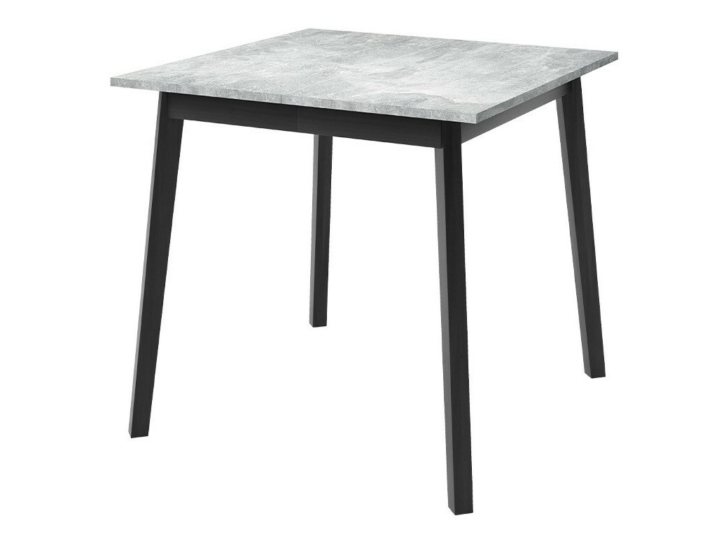 Eetkamerset Edmond 116 (Grijs marmer + Zwart)