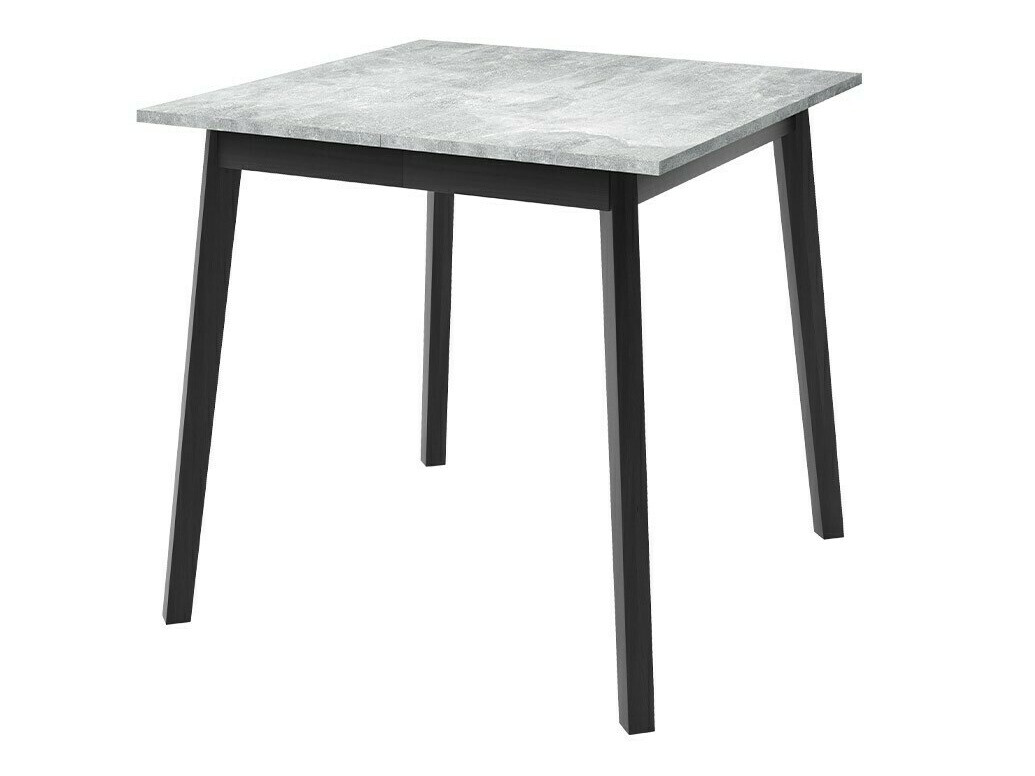 Eetkamerset Edmond 116 (Grijs marmer + Zwart)