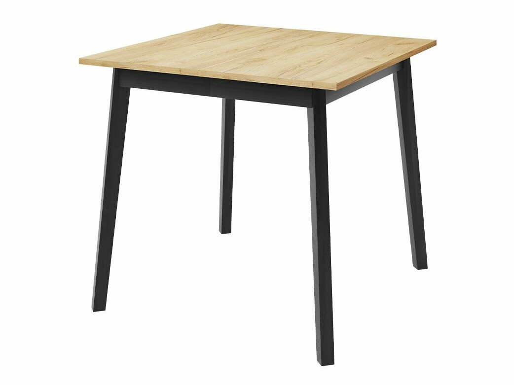 Eetkamerset Edmond 116 (Ambachtelijke gouden eik + Zwart)