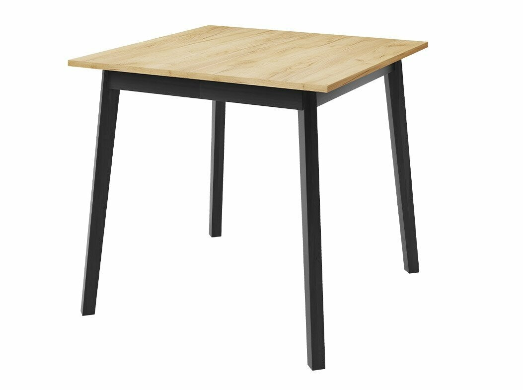 Eetkamerset Edmond 116 (Ambachtelijke gouden eik + Zwart)