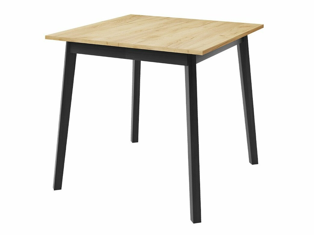 Eetkamerset Edmond 116 (Ambachtelijke gouden eik + Zwart)