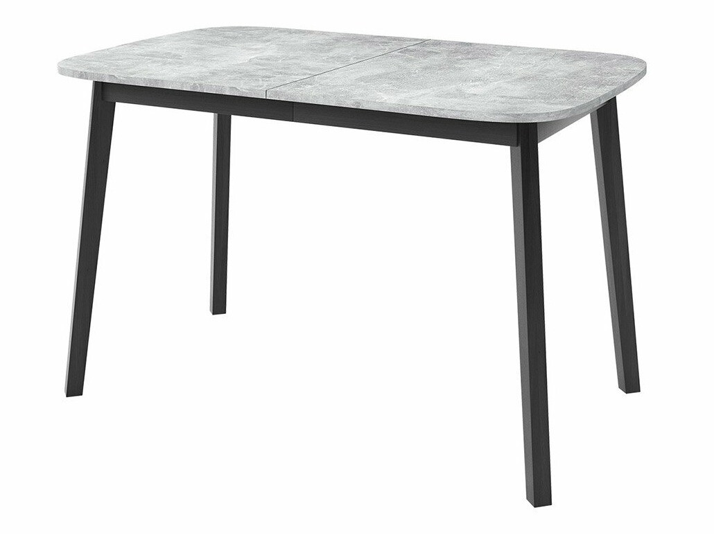 Eetkamerset Edmond 117 (Grijs marmer + Zwart)