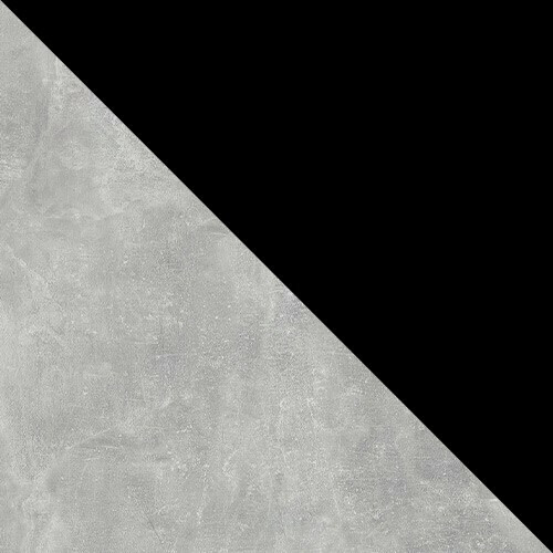 Eetkamerset Edmond 121 (Grijs marmer + Zwart)