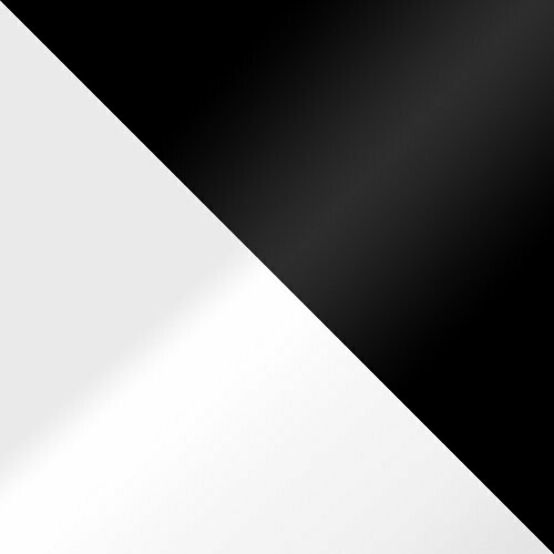 Eetkamerset Racine 128 (Glanzend wit + Glanzend zwart)