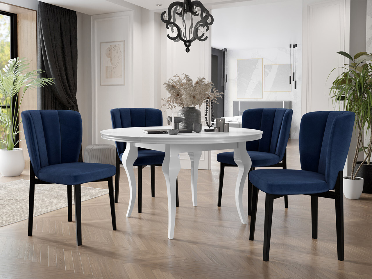 Eetkamerset Racine 140 (Magic Velvet 2216)