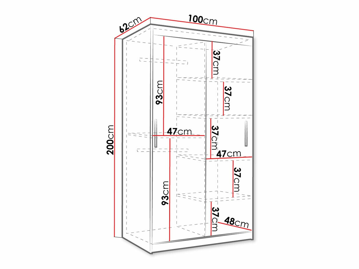 Kledingkast Hartford 464