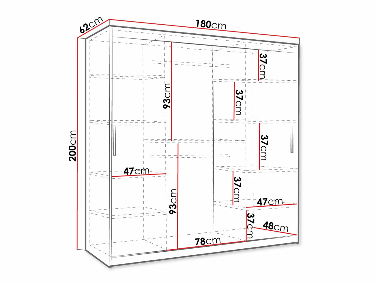 Kledingkast Hartford 465