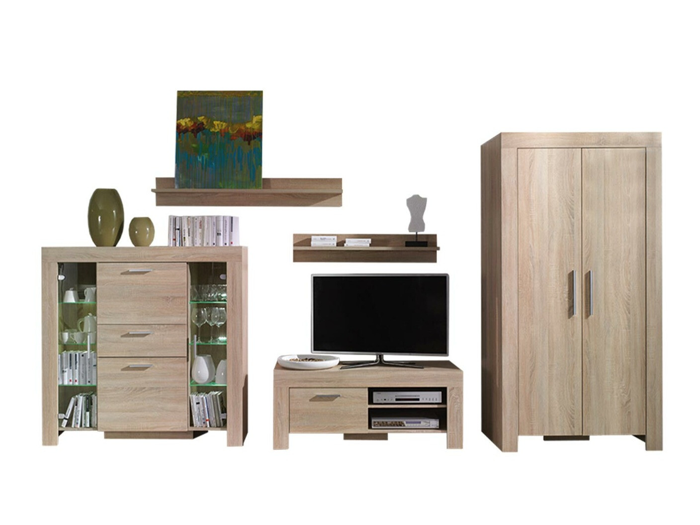 Woonkamerset Melfeli 127 (Sonoma eik)