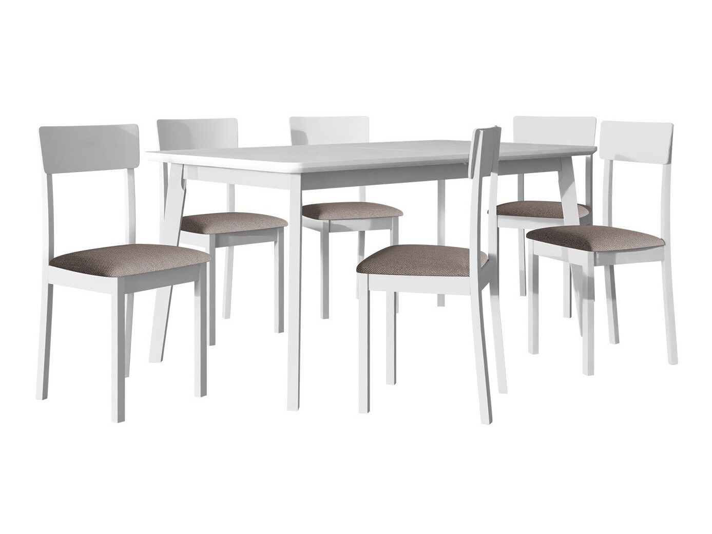 Eetkamerset Victorville 350 (Wit)