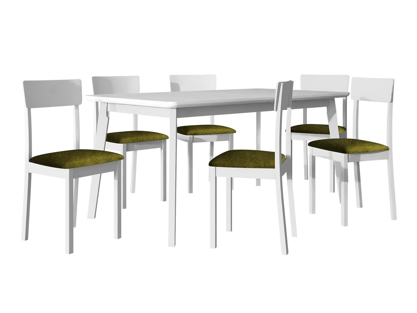 Eetkamerset Victorville 350 (Wit)