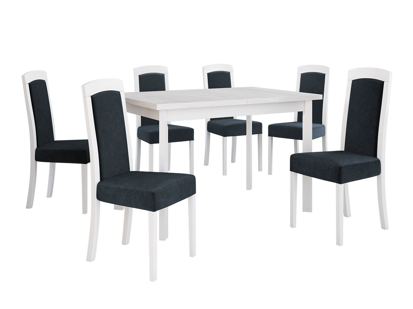 Eetkamerset Victorville 351 (Wit)