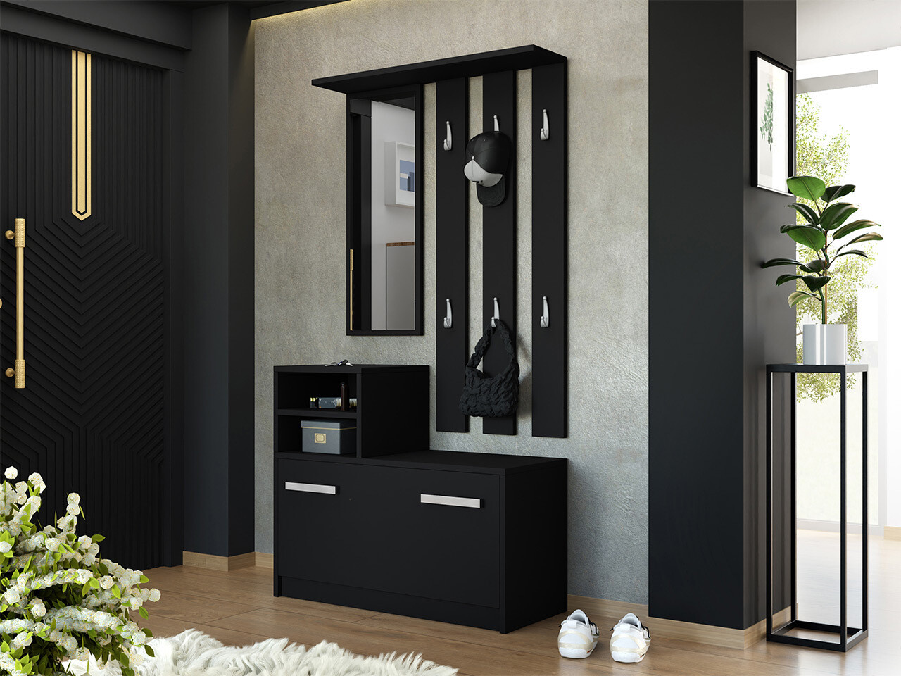 Gangmeubelset Mandeville 100 (Zwart)