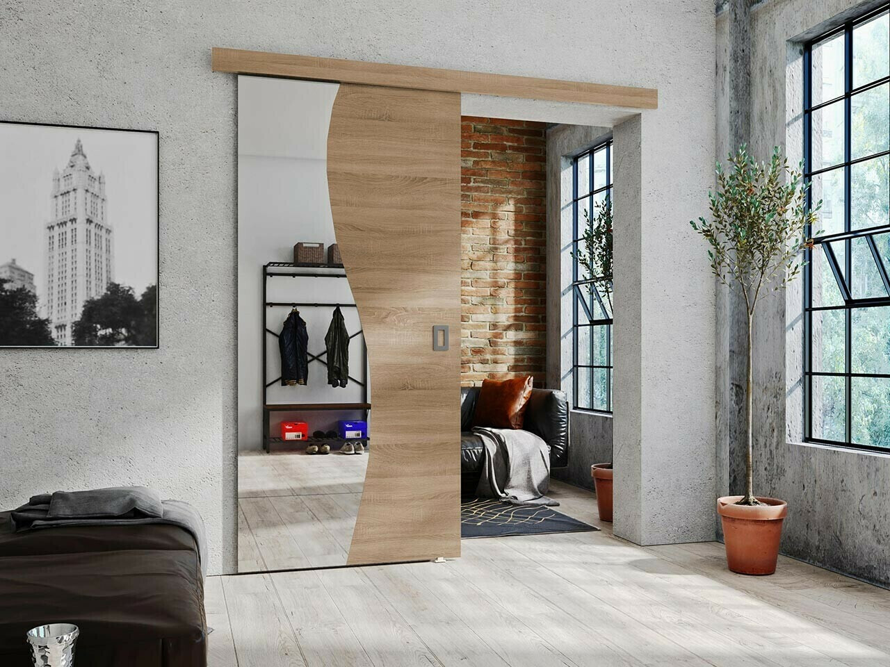 Schuifdeuren Dover 213 (Sonoma eik)