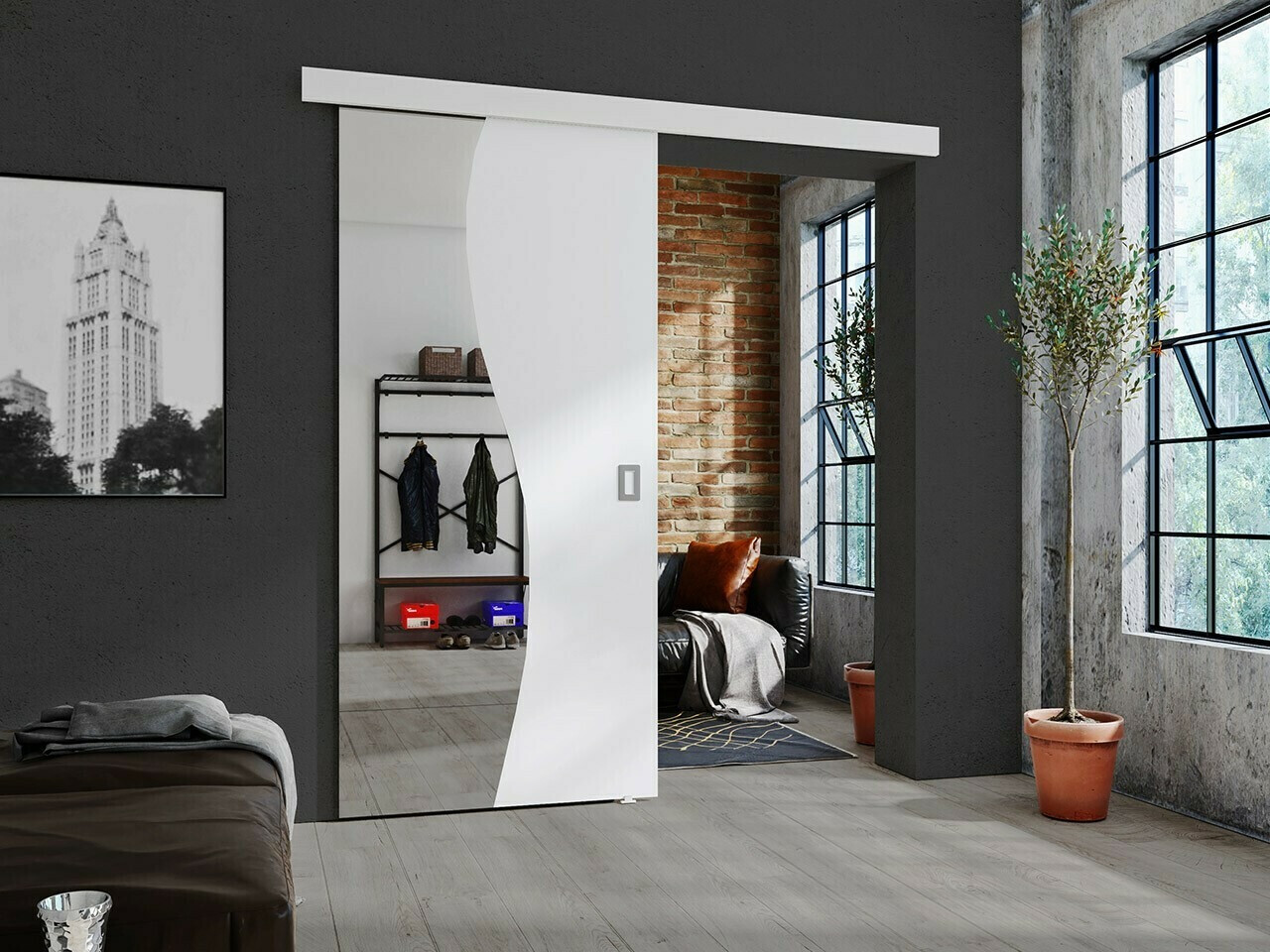 Schuifdeuren Dover 213 (Wit)