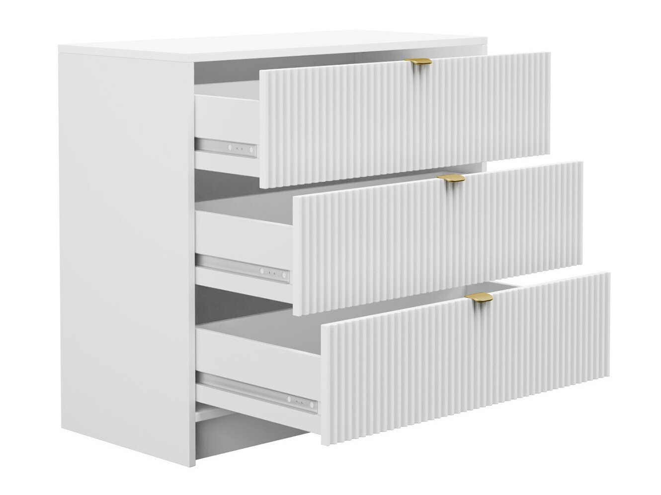 Ladekast Comfivo Larmire 102 (Zwart)