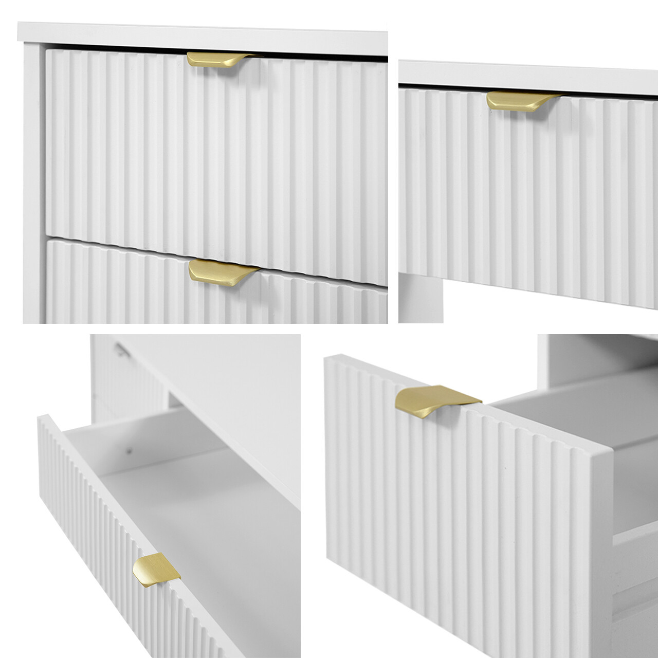 Woonkamerset Comfivo Larmire 107 (Wit)