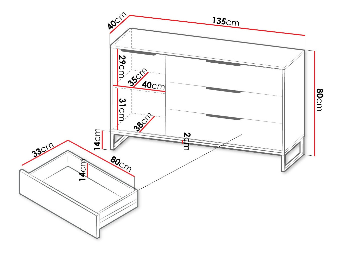 Ladekast Romcama 102