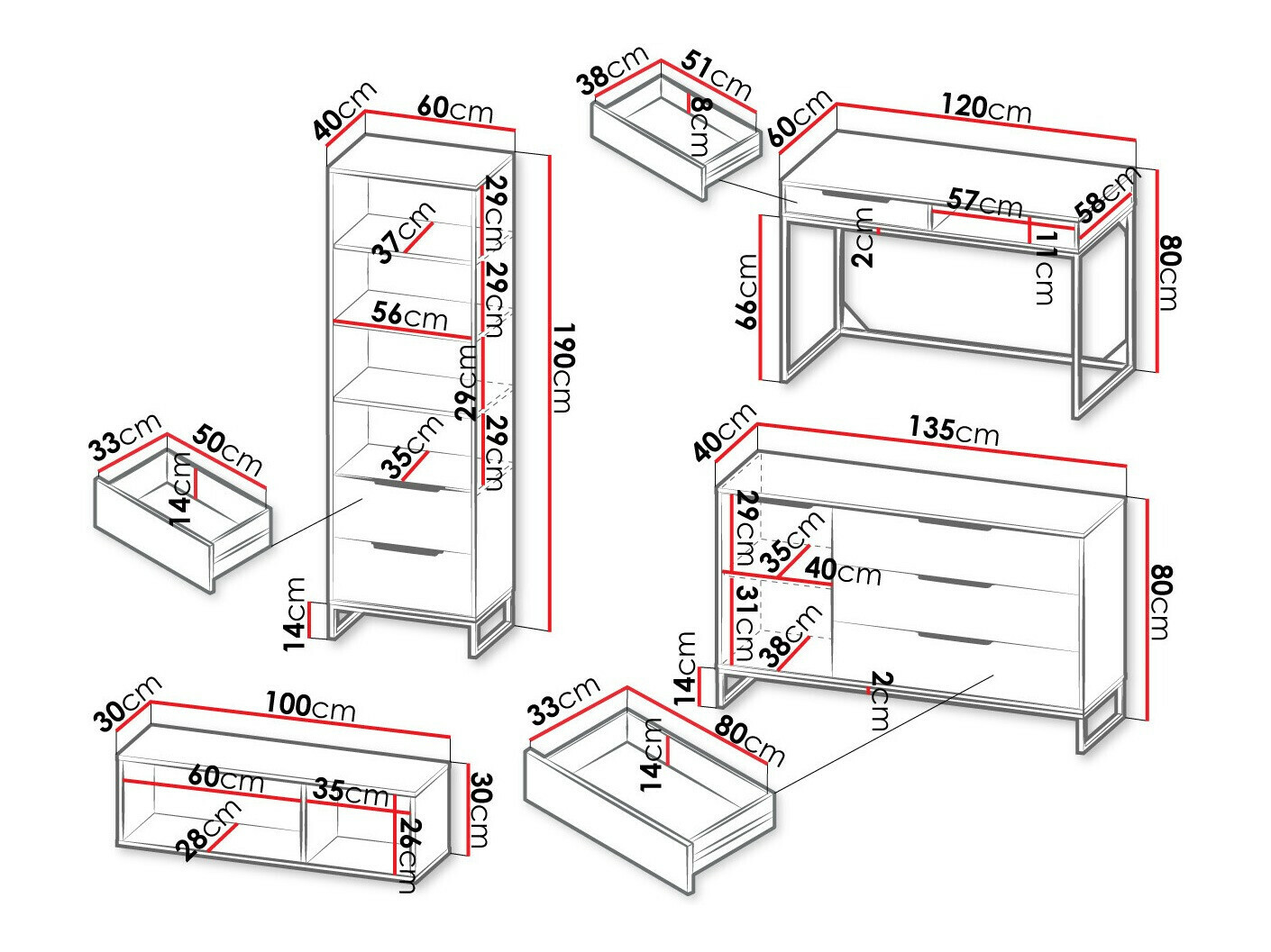 Thuiskantoorset Romcama 110