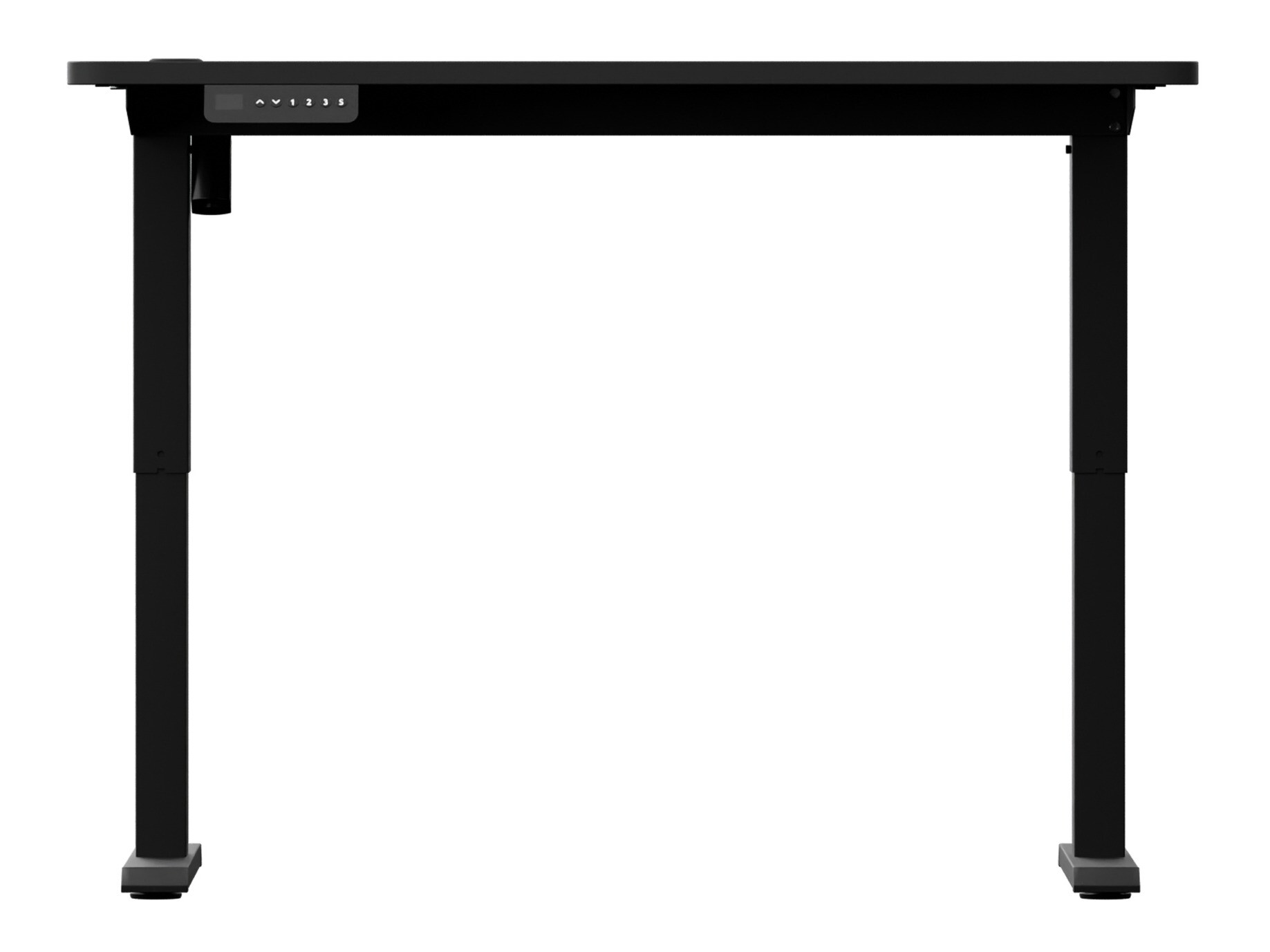 In hoogte verstelbaar bureau Lodi 100 (Zwart)