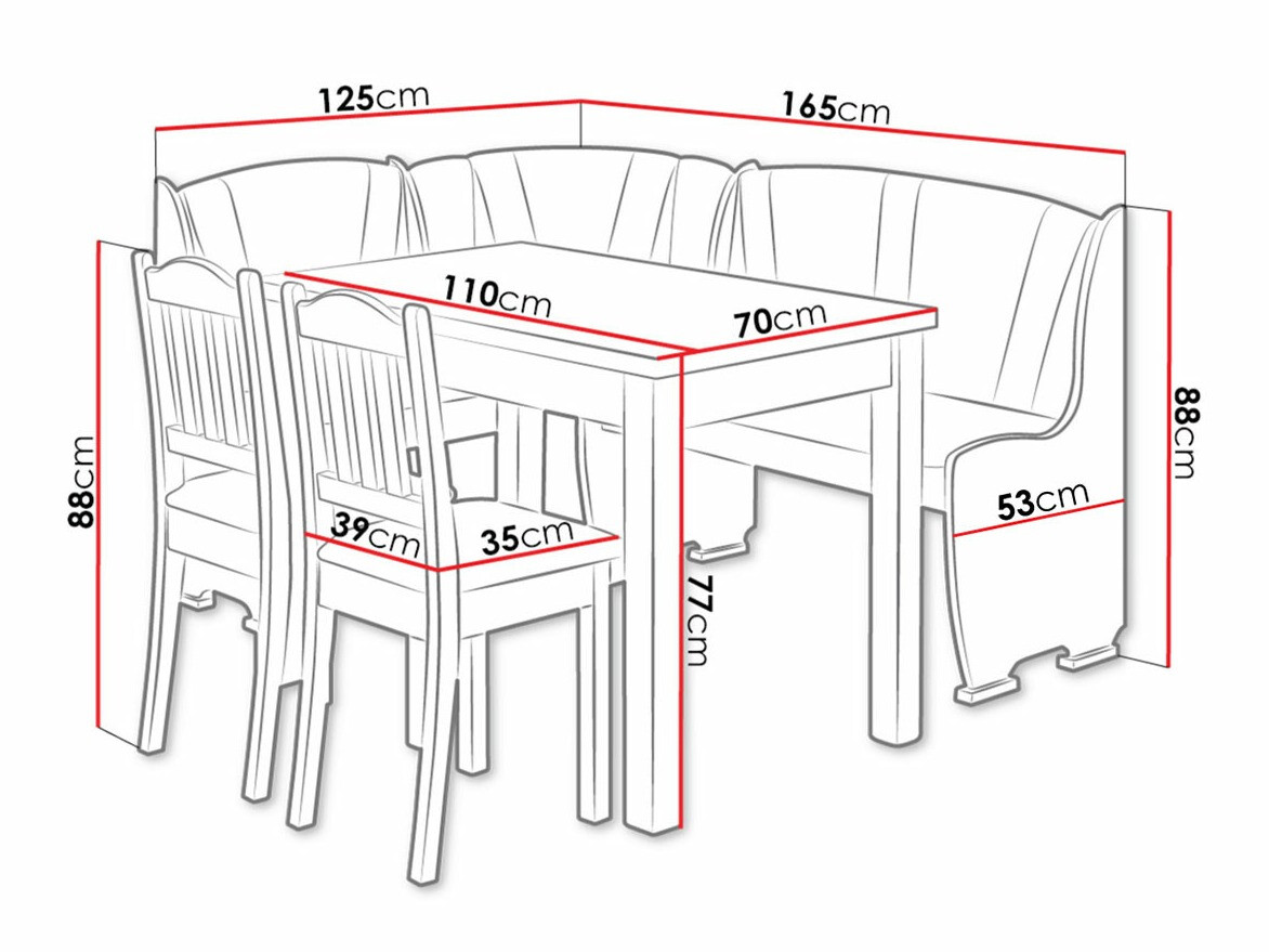 Keukenhoekmeubel Edmond 122