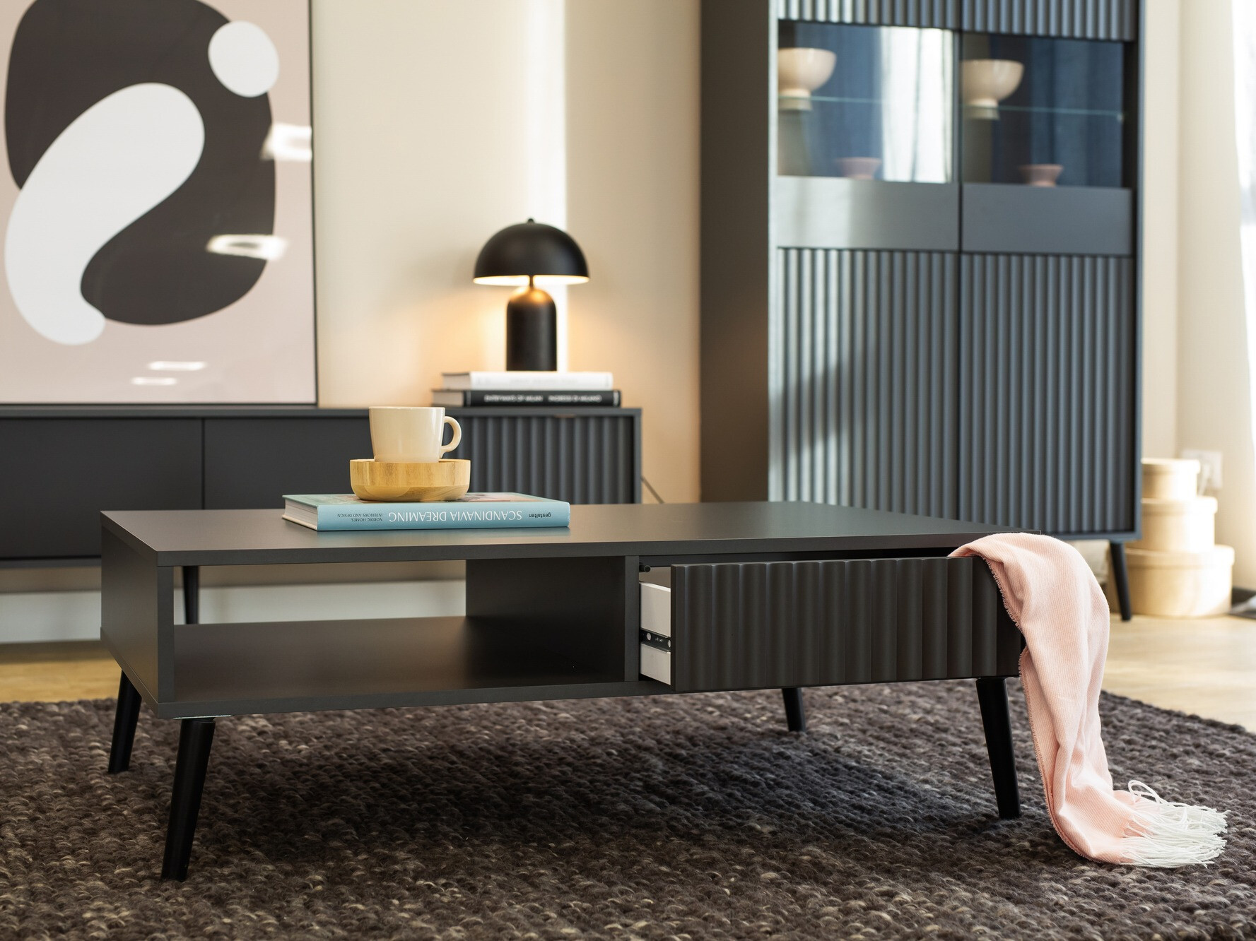 Salontafel Cirferi 103 (Antraciet)