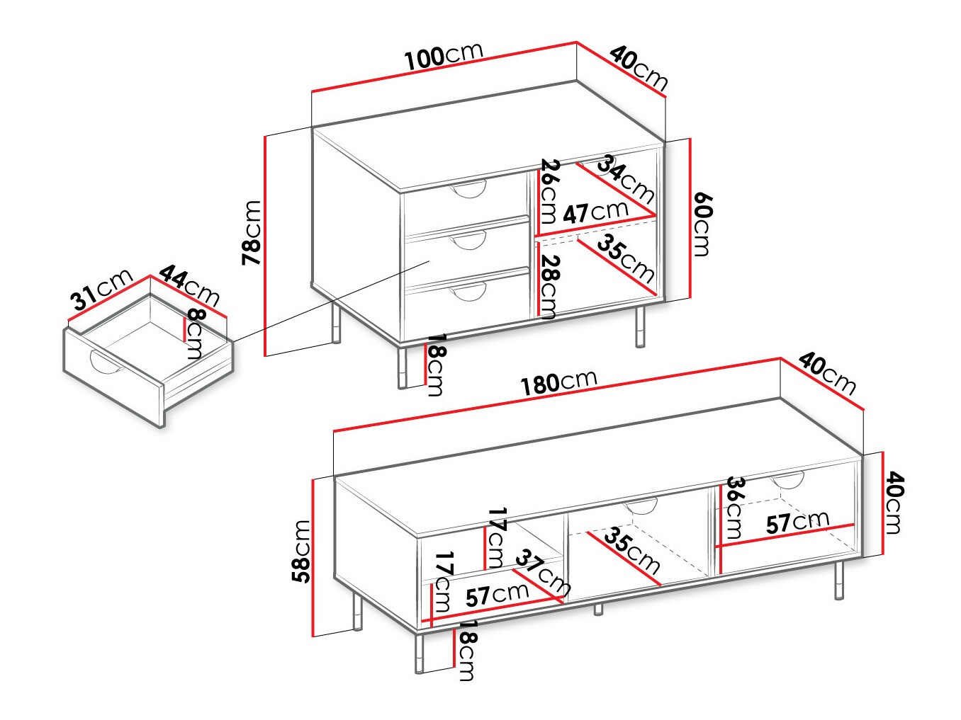 Woonkamerset Comfivo Levevai 108