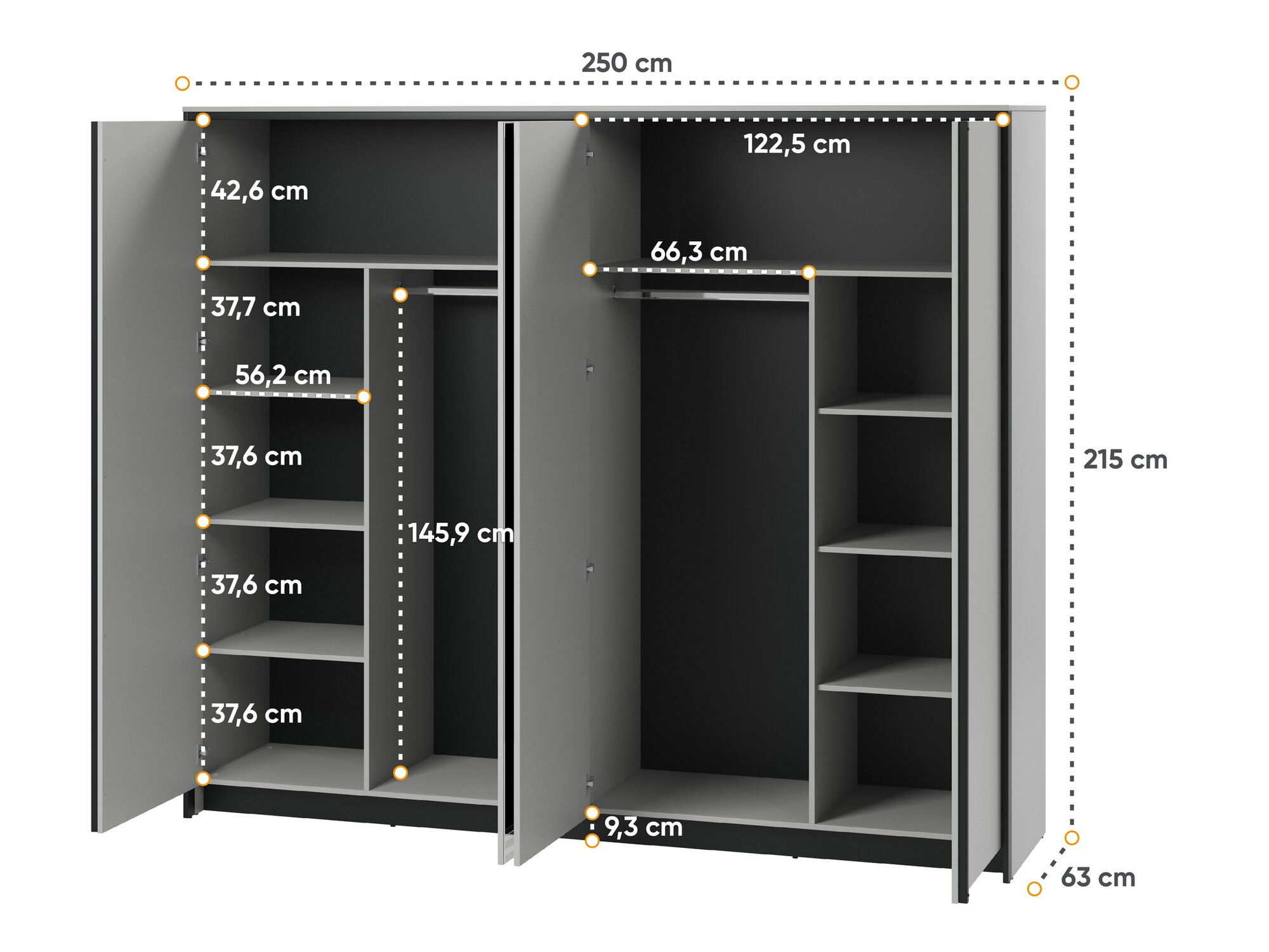 Slaapkamer set Almela 105 (Aanwezig)