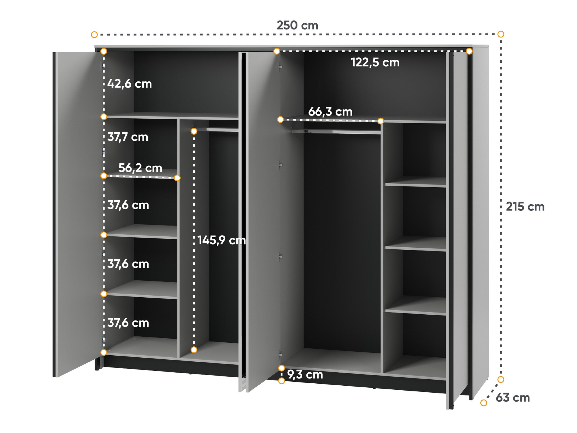 Slaapkamer set Almela 105 (Afwezig)