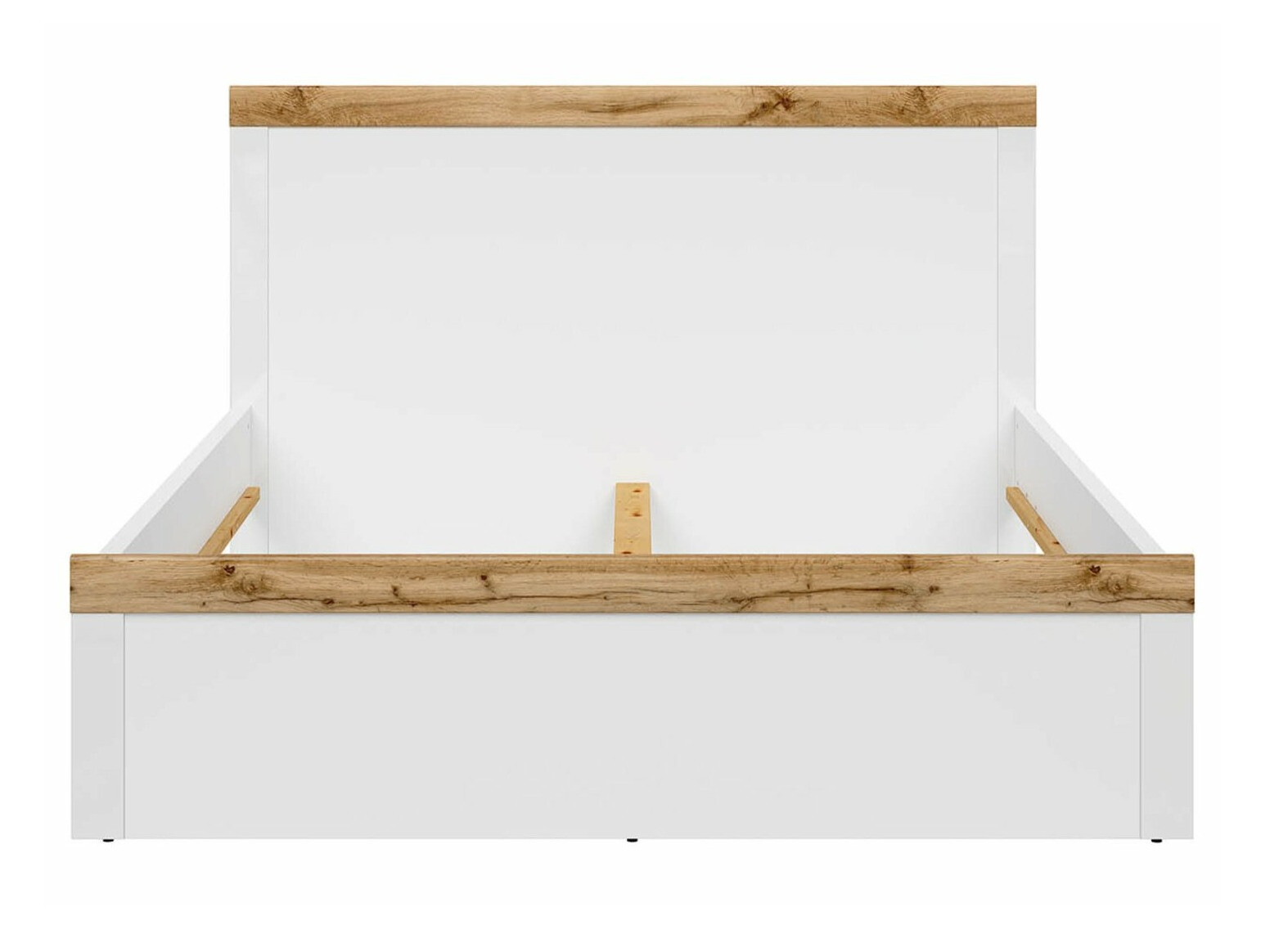 Bed Sonsoru 138 (Wit + Eiken)