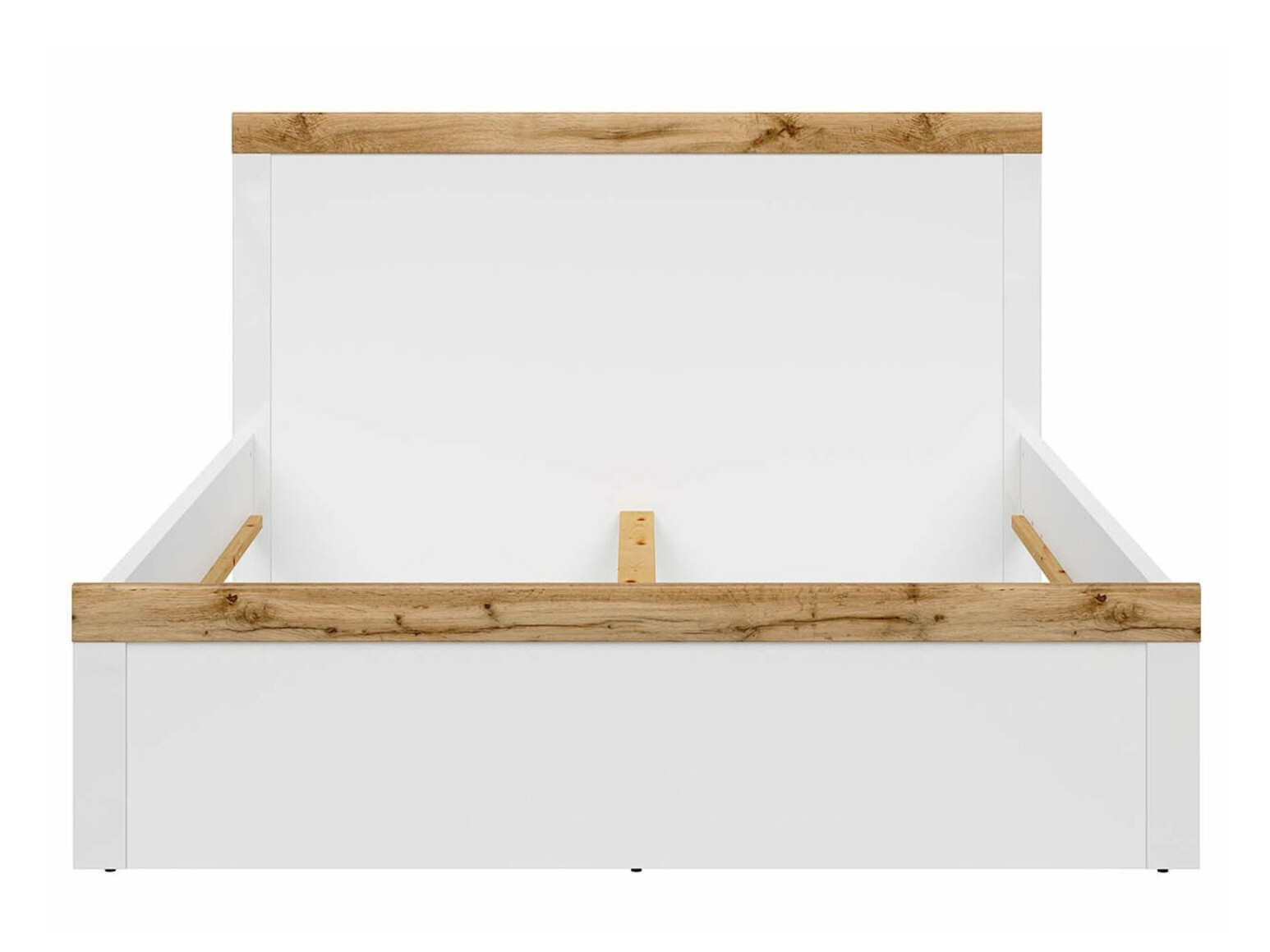 Bed Sonsoru 138 (Wit + Eiken)