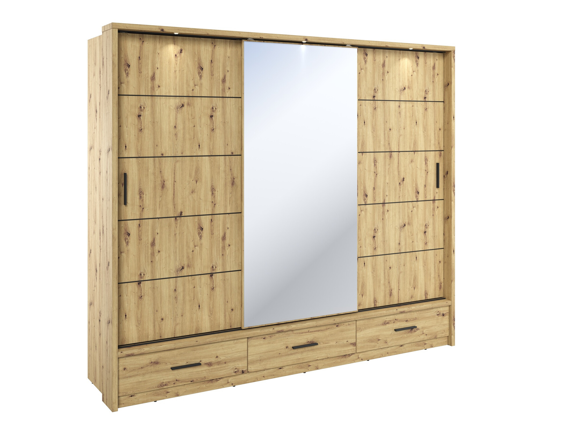 Kledingkast Fresno 100 (Artisan eiken)