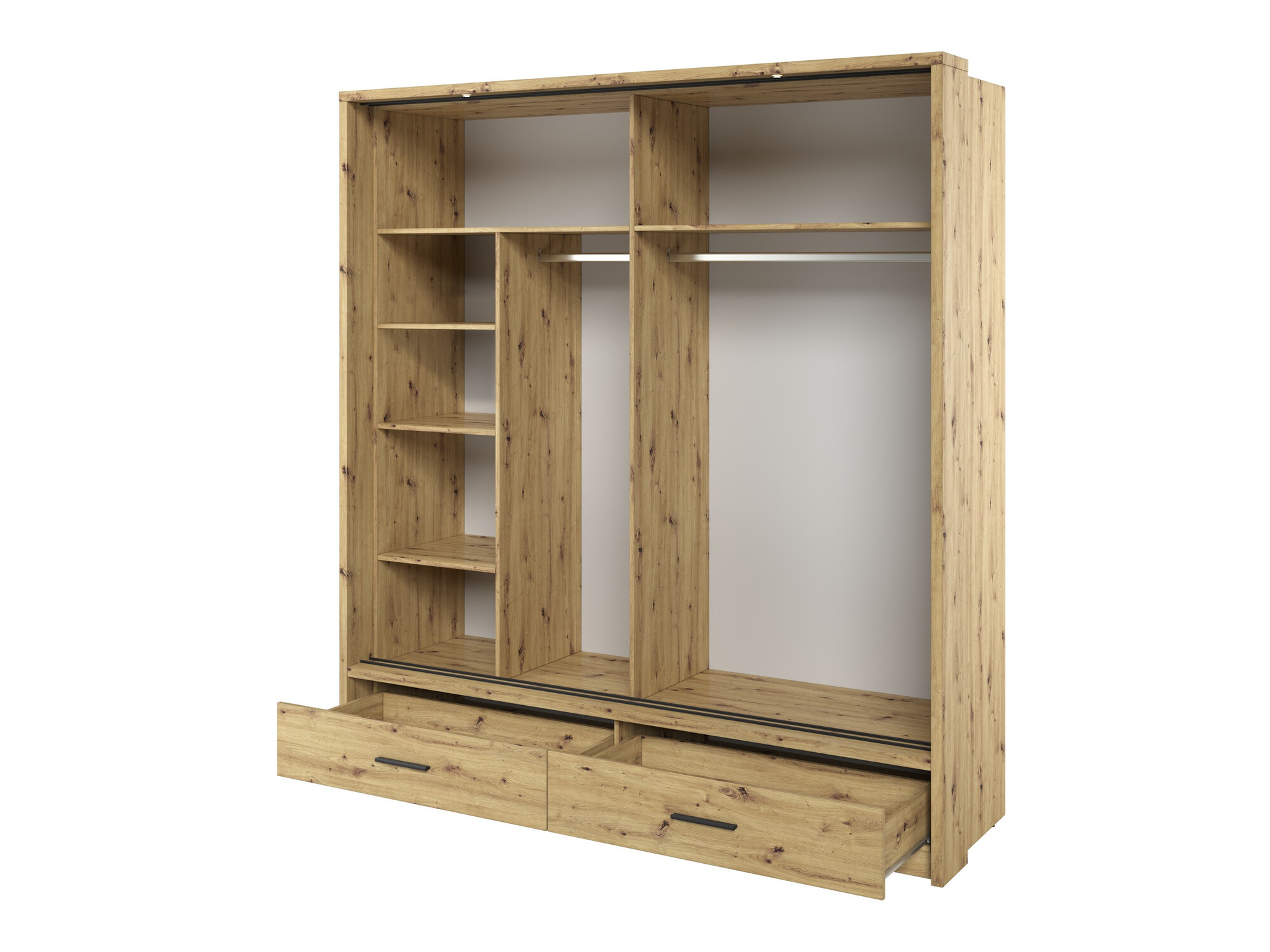 Kledingkast Fresno 104 (Artisan eiken)