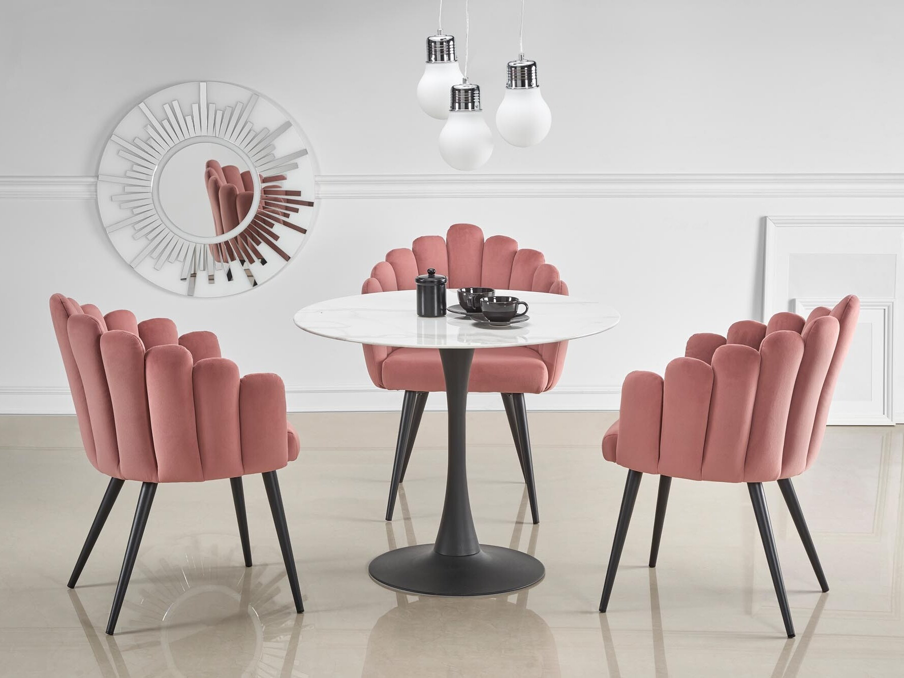 Stoel Houston 976 (Roze + Zwart)