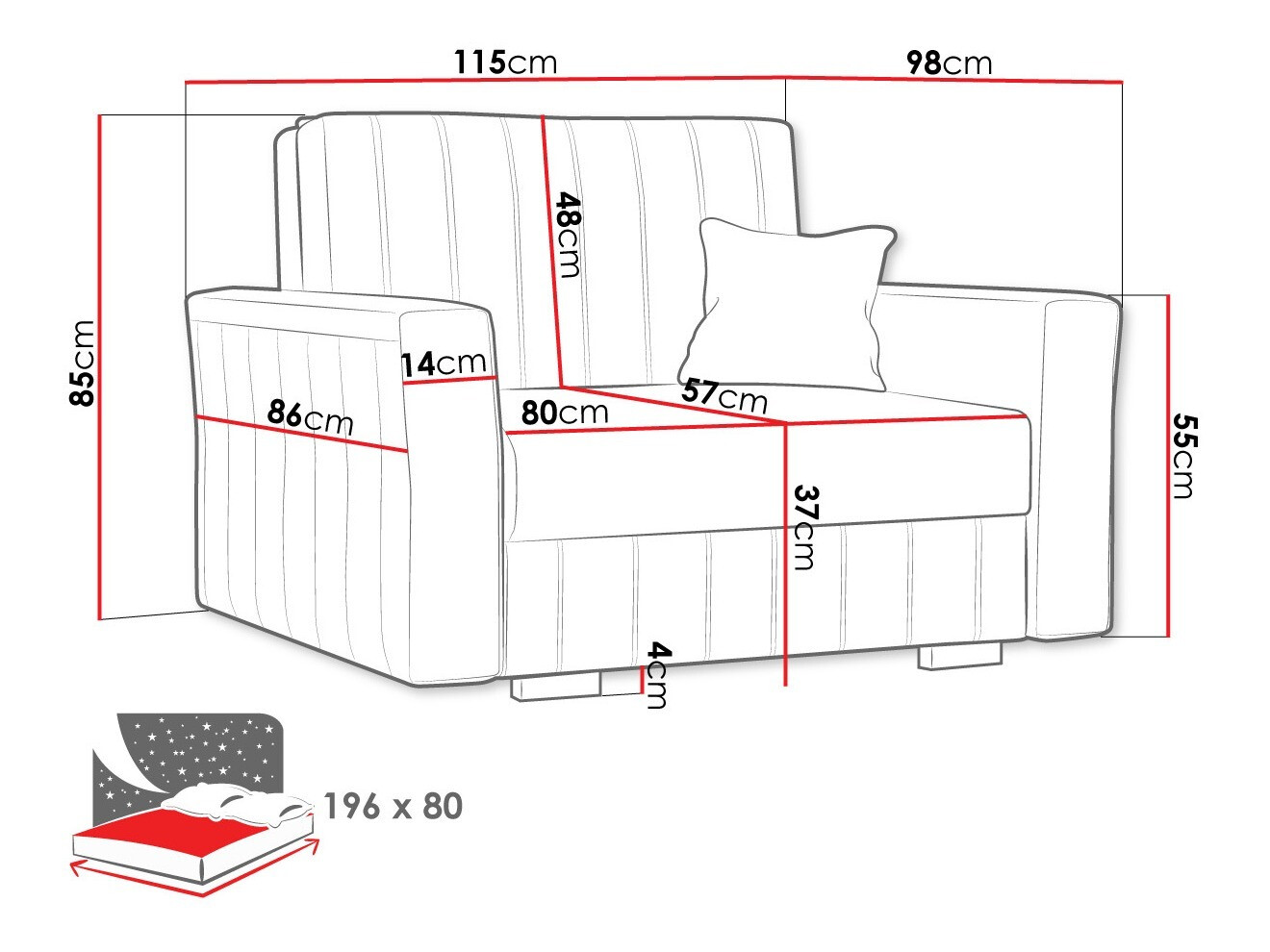 Fauteuil Orinen I (Paros 2)