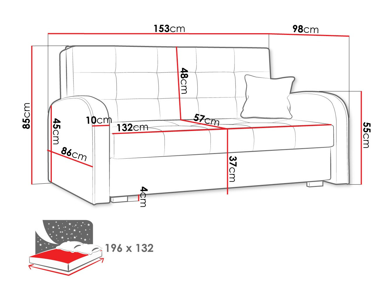 Slaapbank Silona III (Kronos 22)